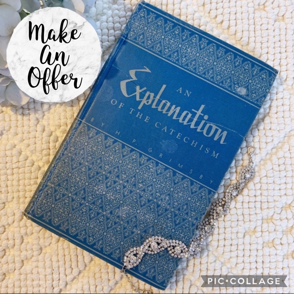 1941 Vintage Blue and Grey Catechism Book